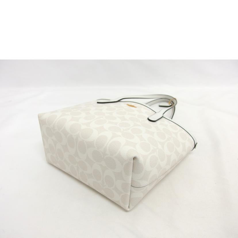 COACH コーチ/シグネチャーミニシティトート/ホワイト/CN733//M23**/ABランク/04