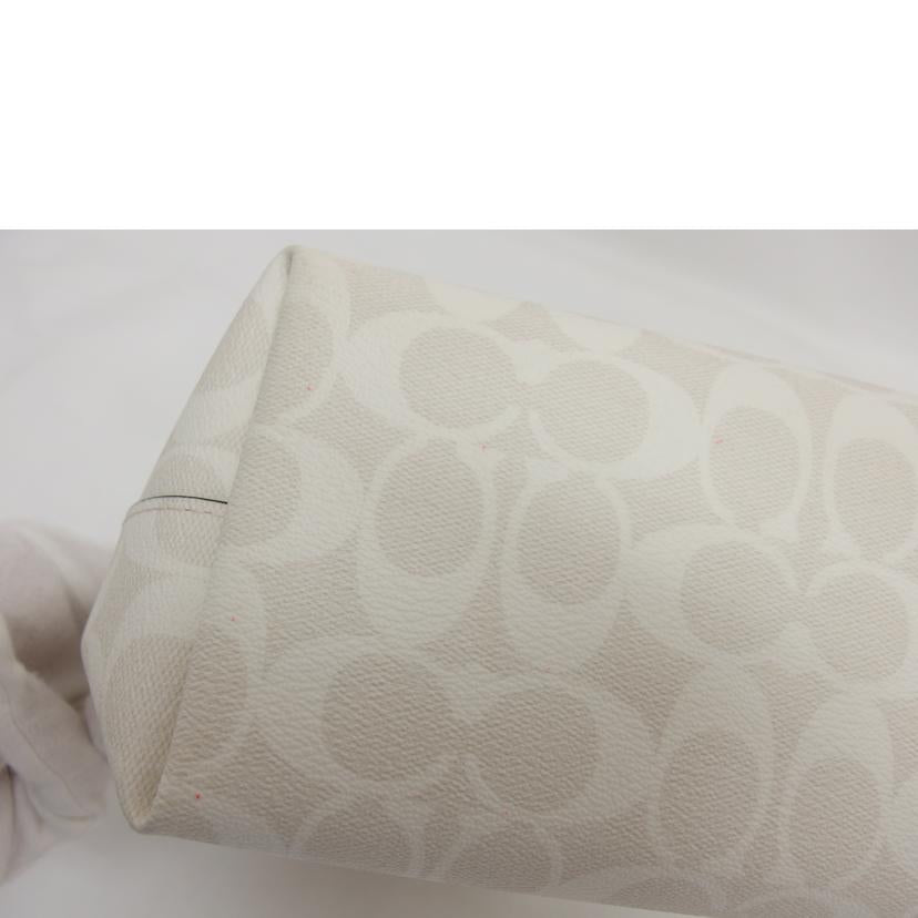 COACH コーチ/シグネチャーミニシティトート/ホワイト/CN733//M23**/ABランク/04