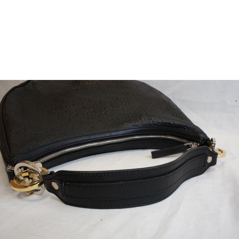 GUCCI グッチ/グッチシマレザー ホーボー ワンショルダー/232962//000***/Aランク/92