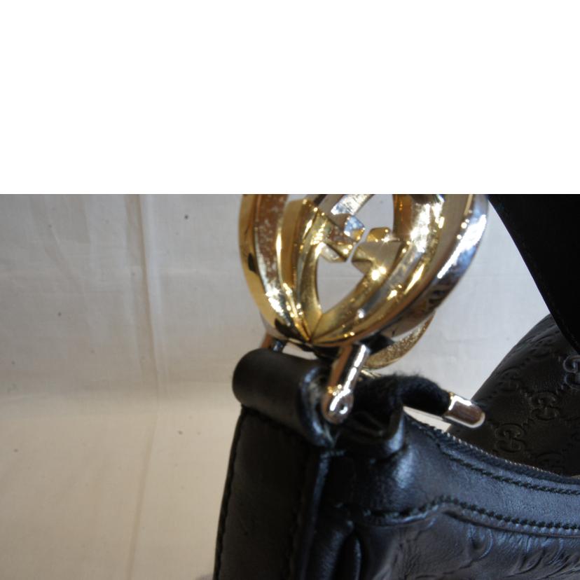 GUCCI グッチ/グッチシマレザー ホーボー ワンショルダー/232962//000***/Aランク/92