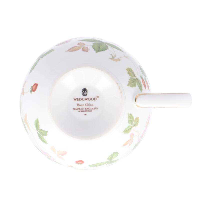 WEDGWOOD ウエッジウッド/ティーカップ&ソーサー/ケーキ皿セット/ワイルドストロベリー//Aランク/93