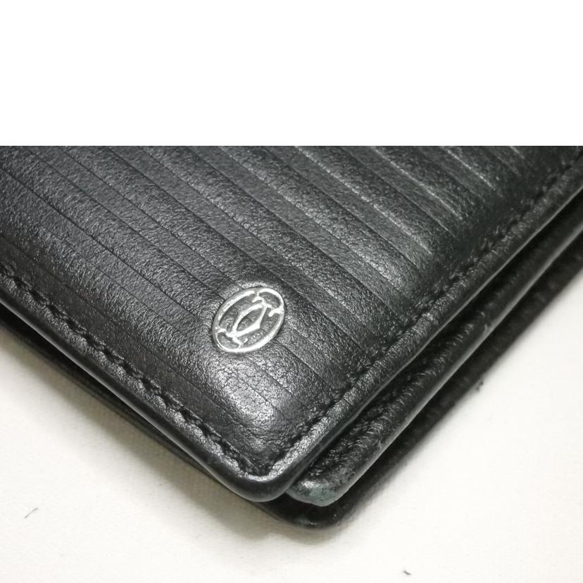 Cartier カルティエ/パシャ/2つ折り財布/黒//ABランク/84