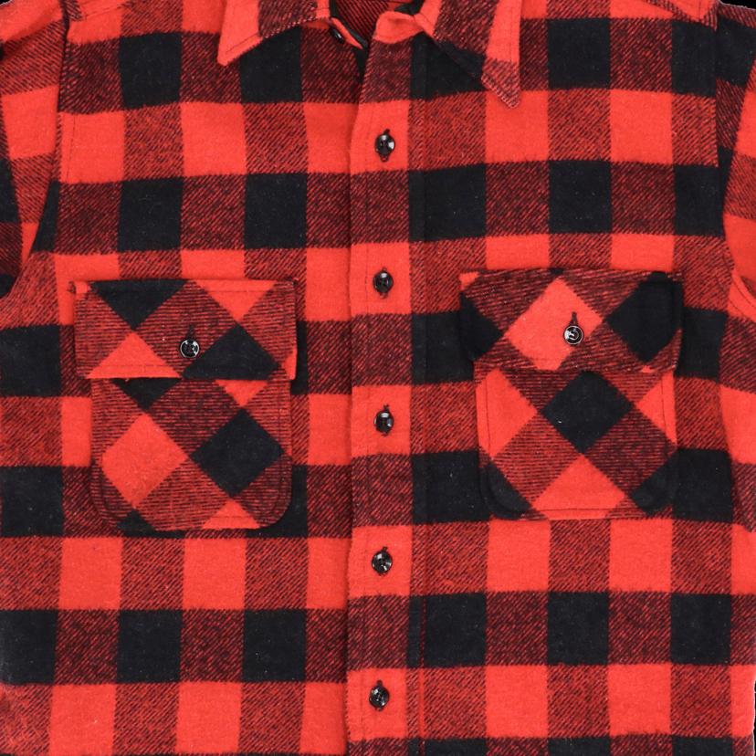 JCPenny JCペニー/70’s / ヴァッファローチェック/ウールシャツ//ABランク/82