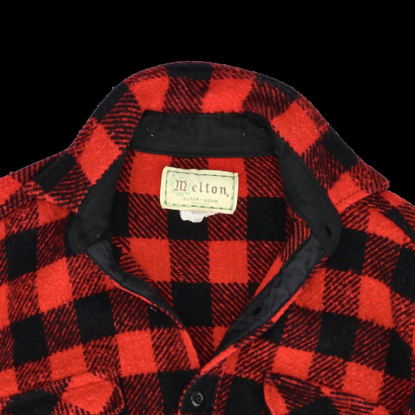 Melton メルトン/70’s /ヴァッファローチェック/ウールシャツ//ABランク/82