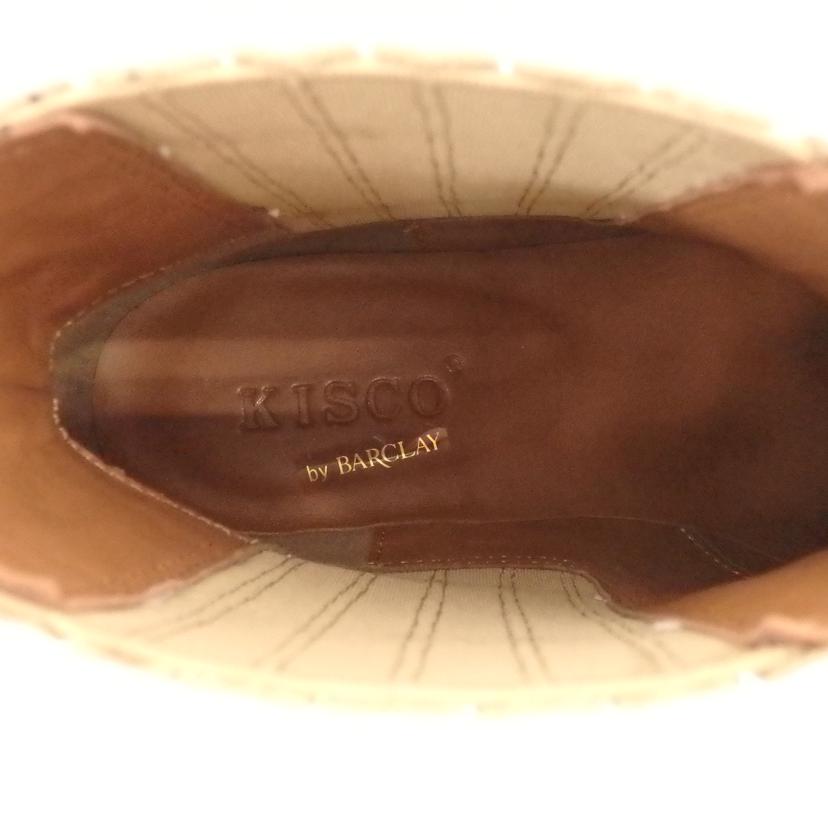 kisco キスコ/厚底サイドエラスティック アンクルブーツ/KS-1977//Aランク/77