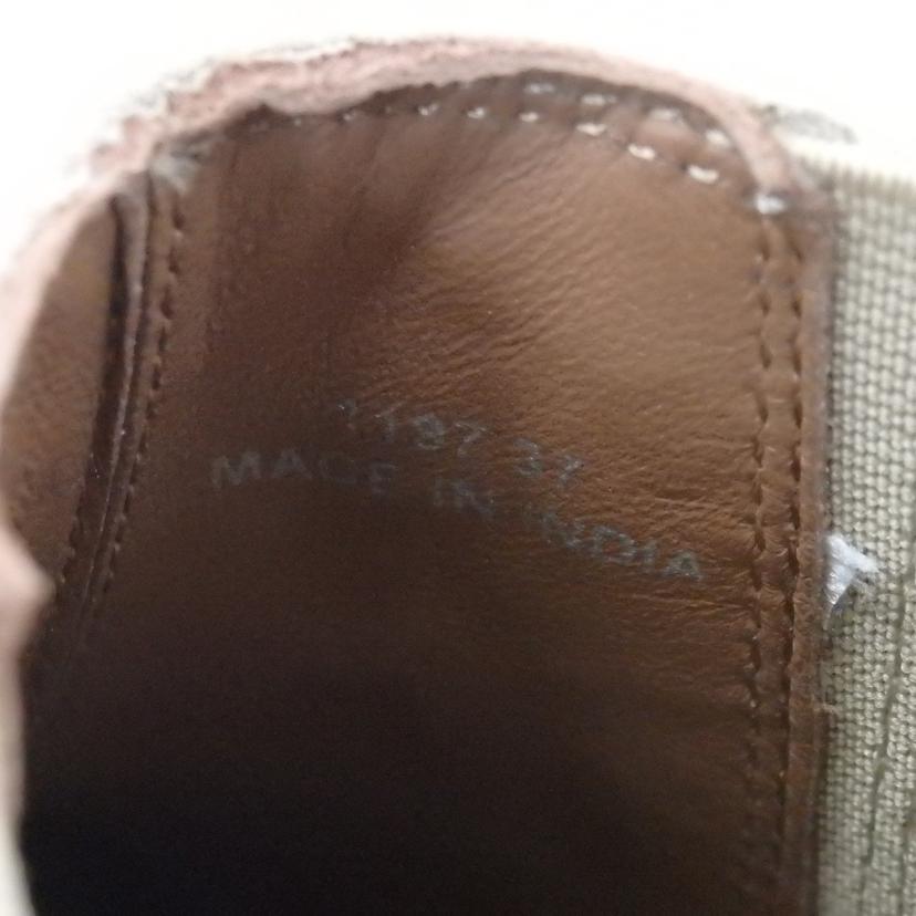 kisco キスコ/厚底サイドエラスティック アンクルブーツ/KS-1977//Aランク/77