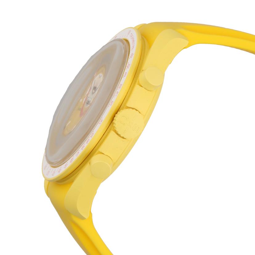 Swatch×OMEGA スウォッチオメガ/ミッショントゥザサン/クオーツ/S033J100//Aランク/70