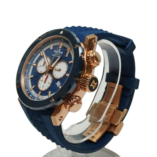 EDOX エドックス/クロノオフショア1 ダイヤ/10221-37RBU9-BUIDR9//139****/ABランク/52