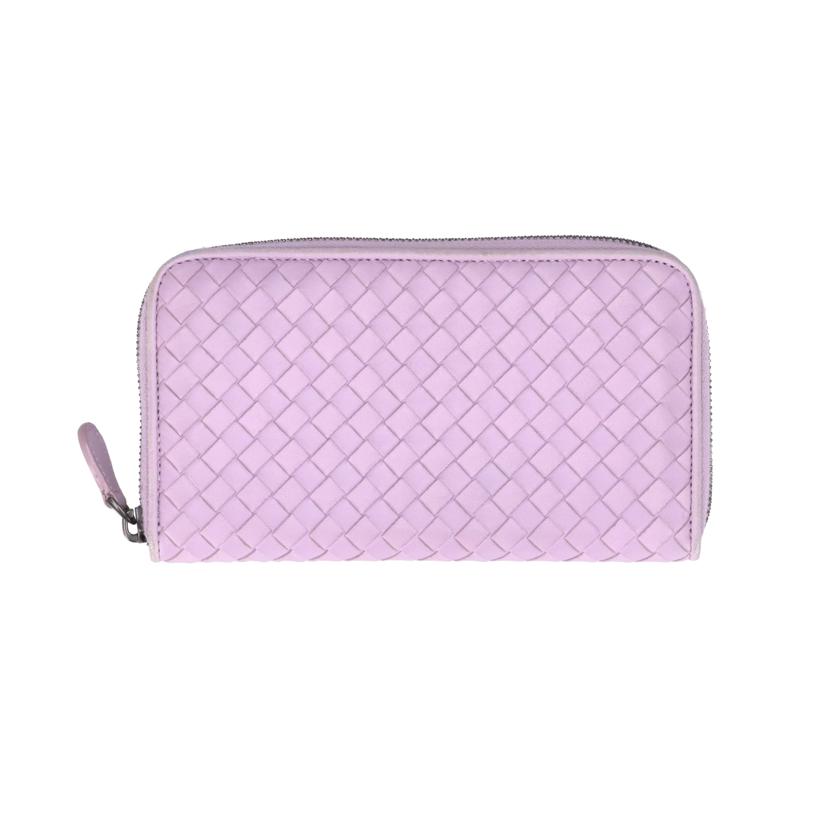 BOTTEGA VENETA ボッテガヴェネタ/イントレチャートラウンドファスナー長財布//Bランク/94