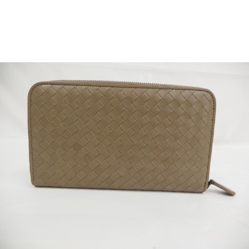 BOTTEGA ボッテガ/イントレチャートジップラウンドファスナー//ABランク/82