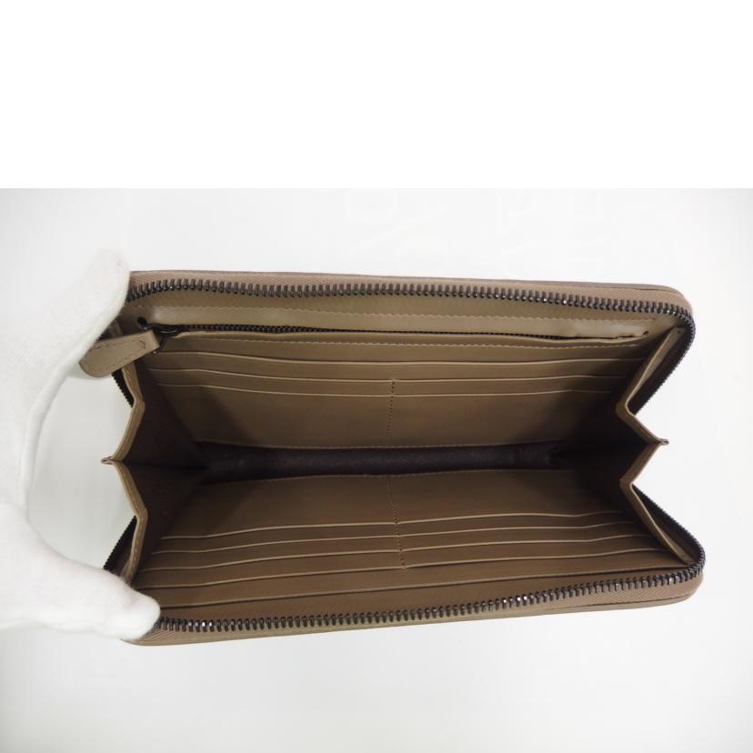 BOTTEGA ボッテガ/イントレチャートジップラウンドファスナー//ABランク/82