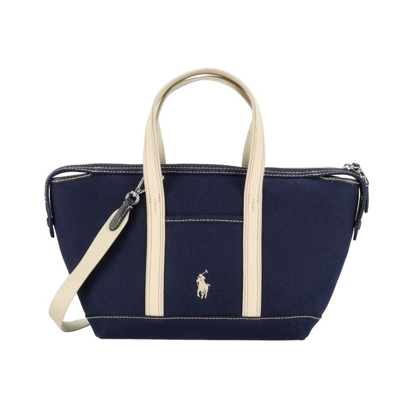 Ralph Lauren ラルフローレン/キャンバスハンドバッグ//Aランク/24