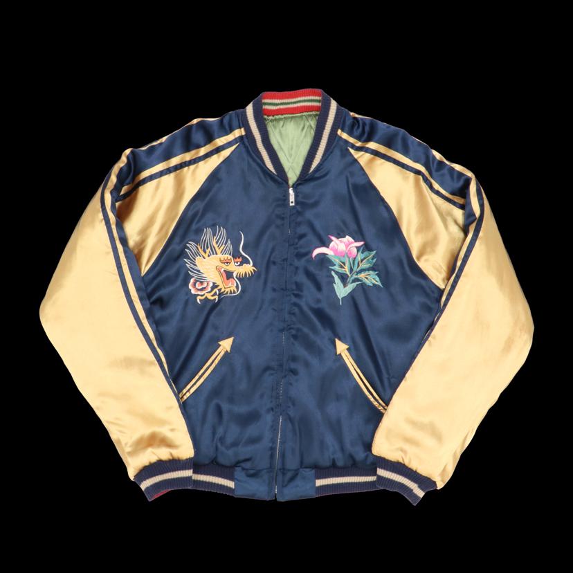 東洋エンタープライズ 東洋エンタープライズ/リバーシブルスカジャン/GUAMMAPxPEACOCK/サテンキルト/希少/TT10931//ABランク/24