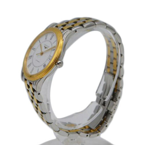 LONGINES ロンジン/フラッグシップ自動巻/オパールホワイト文字盤/L4.774.3.21.7//472*****/Aランク/89