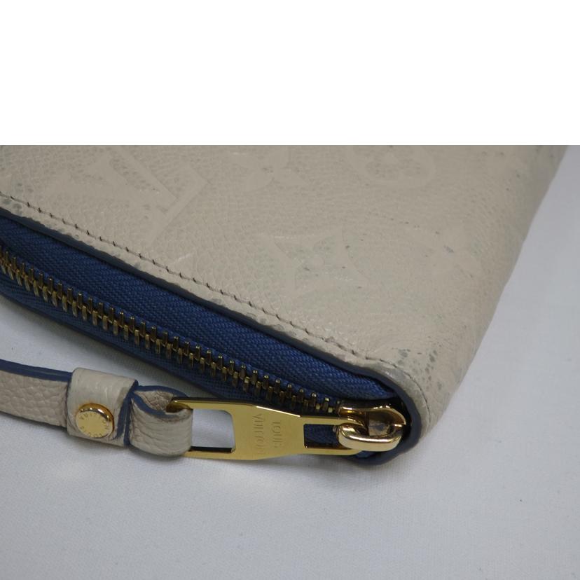 LV ルイヴィトン/ジッピー・ウォレット/モノグラム・アンプラント/クリーム/ブルージーン/M63925//SP0***/BCランク/84