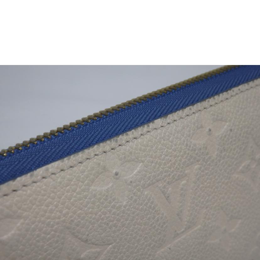 LV ルイヴィトン/ジッピー・ウォレット/モノグラム・アンプラント/クリーム/ブルージーン/M63925//SP0***/BCランク/84