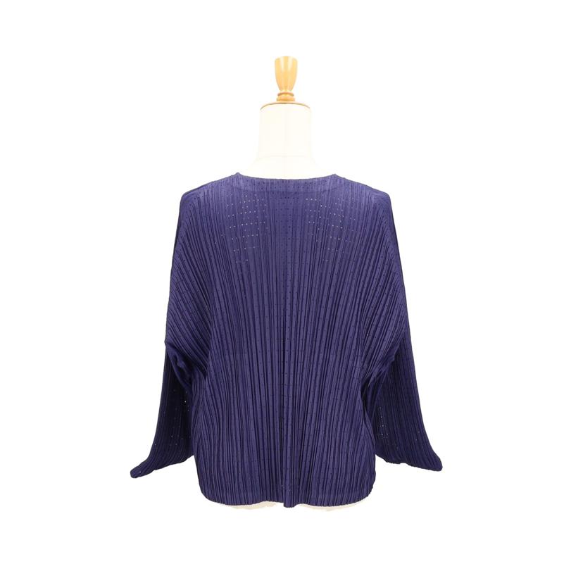 ISSEY MIYAKE/PLEATS PLEASE メッシュカーディガン/PP61JC532//サイズ:3/Aランク/91