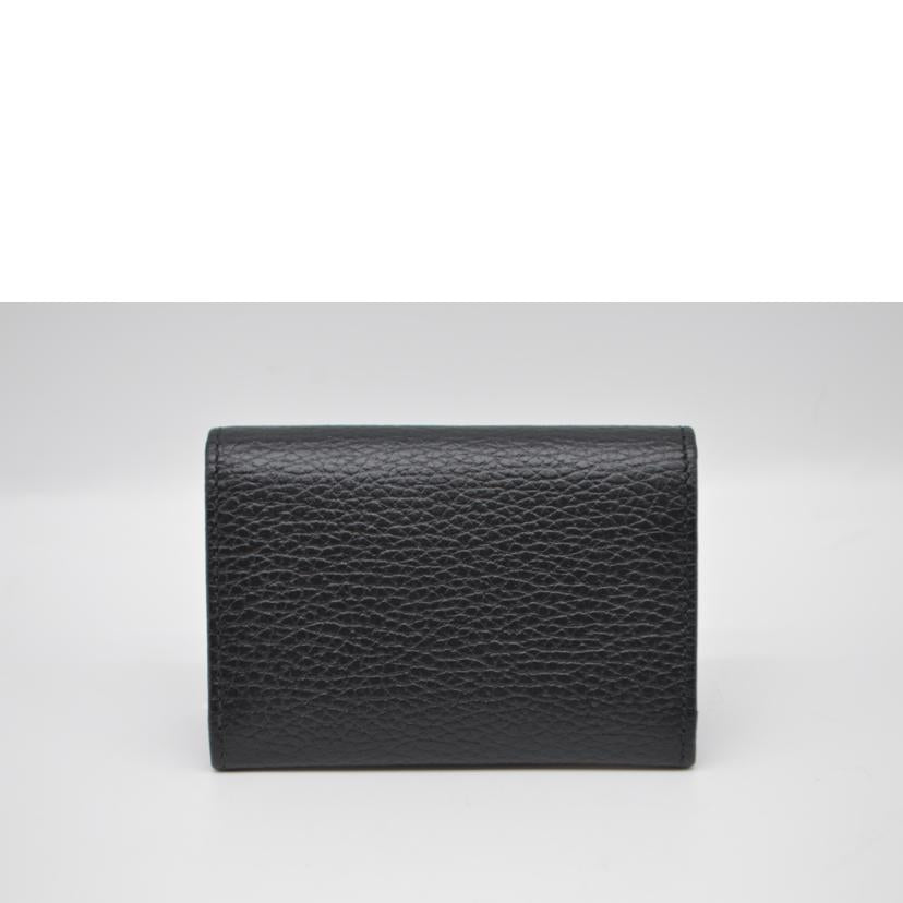 GUCCI グッチ/ダブルGカードケース/ブラック/739525//218*/Sランク/89