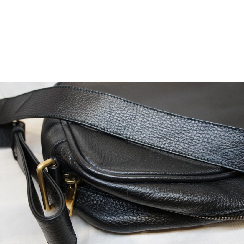 GUCCI グッチ/レザーロゴプリントメッセンジャーバッグ/523589//213***/Aランク/92