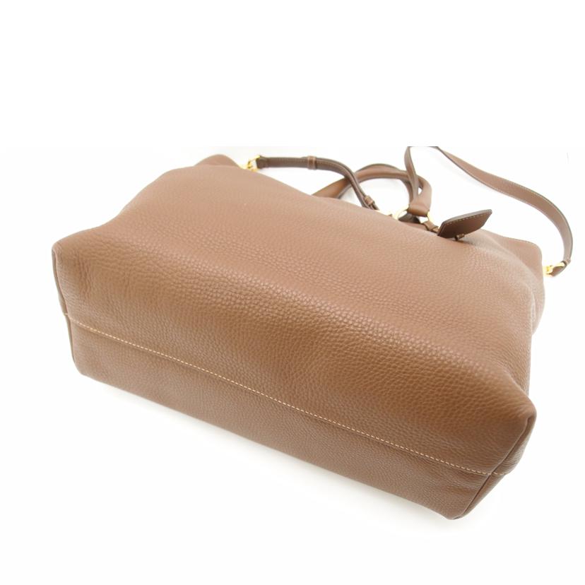 PRADA プラダ/2wayレザートート/ブラウン//165/Aランク/69