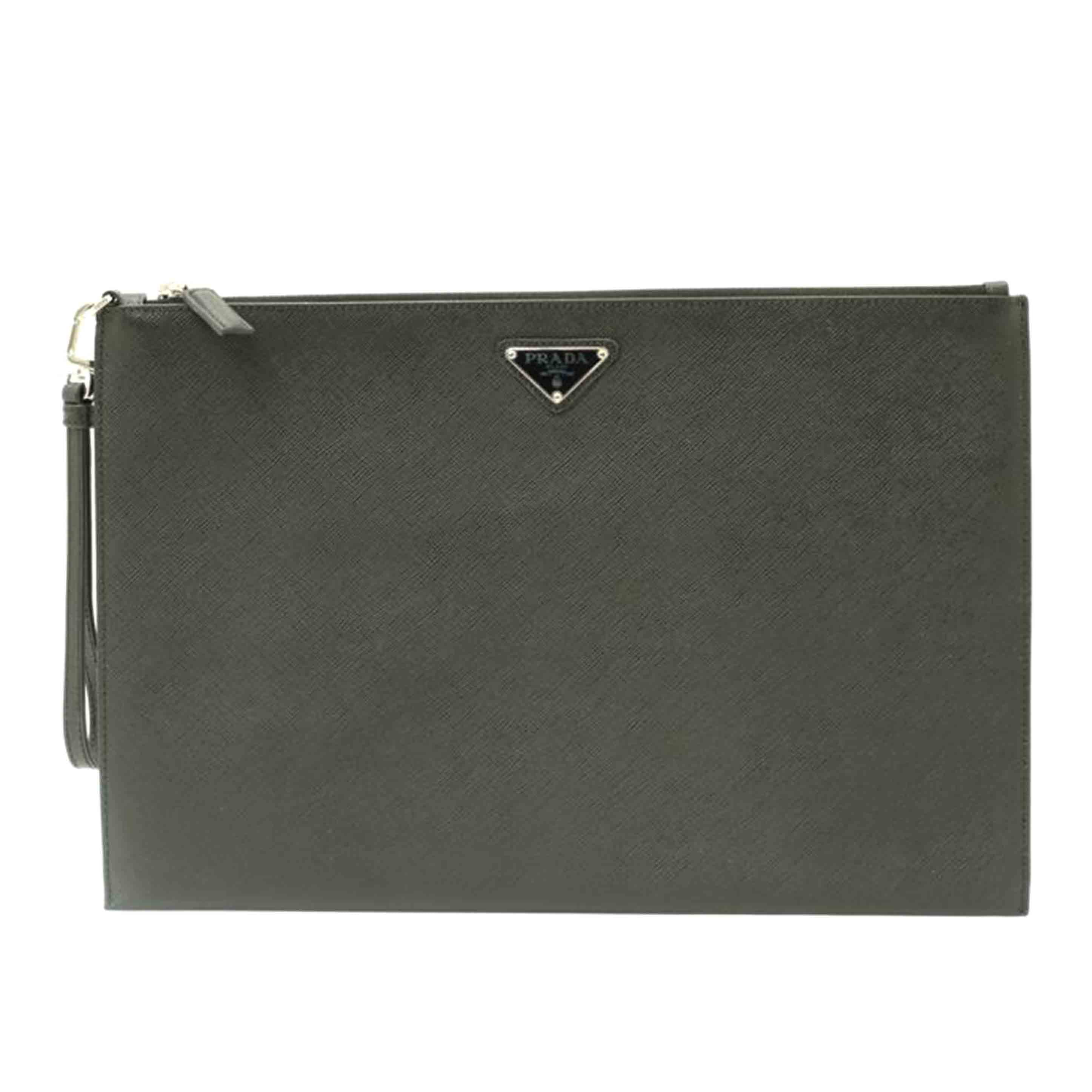PRADA/サフィアーノクラッチバッグ/ブラック/2NH001//236/SAランク/69