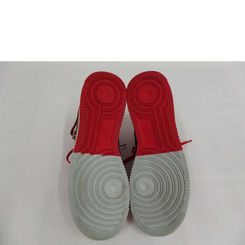 NIKE ナイキ/AIR FORCE1 MID SPlit Black/Red/DZ2554-001//BCランク/82