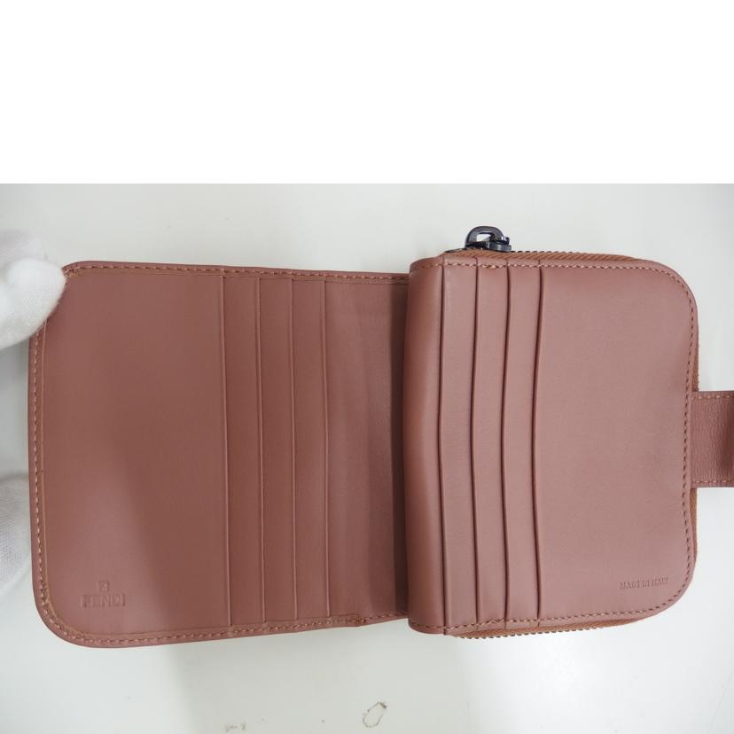 FENDI フェンディー/ラウンドZIP財布/2309.8M0070//Aランク/82