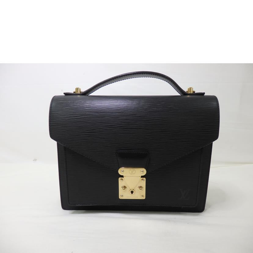 LV ルイヴィトン/モンソー/エピ/ノワール/M52122//SR0***/Aランク/84