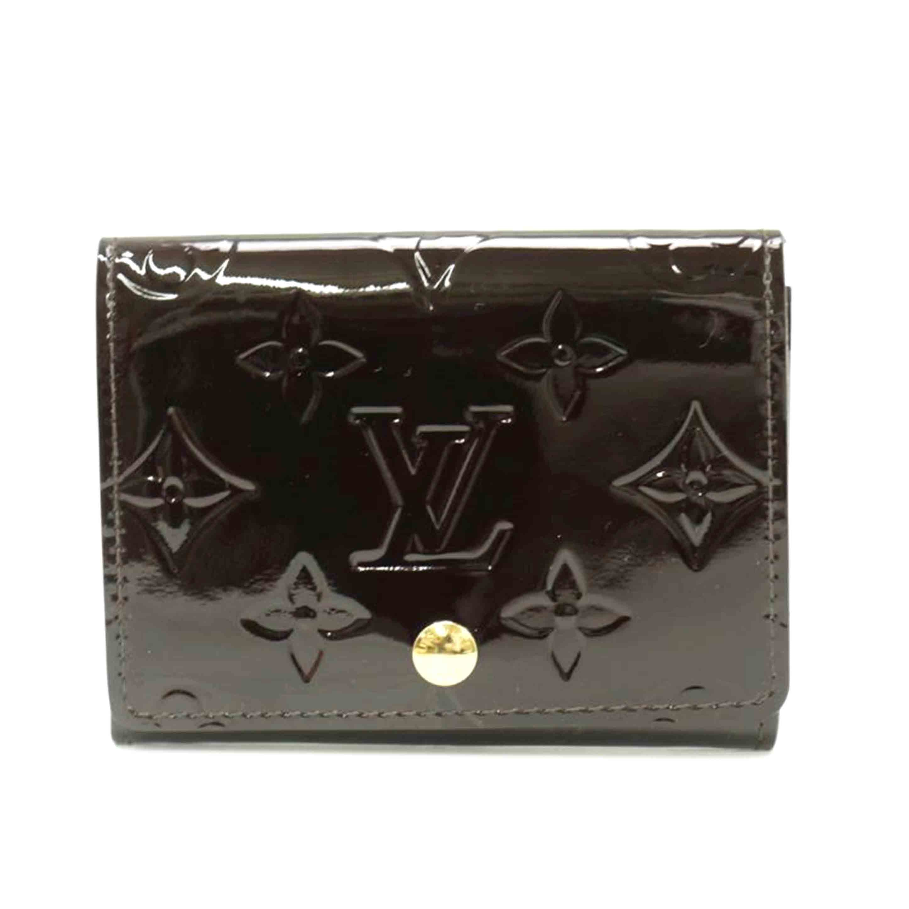 LOUIS VUITTON ルイヴィトン/アンヴェロップカルトドゥヴィジット/ヴェルニ/アマラント/M91409//CA2***/Aランク/69