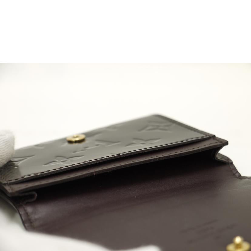 LOUIS VUITTON ルイヴィトン/アンヴェロップカルトドゥヴィジット/ヴェルニ/アマラント/M91409//CA2***/Aランク/69