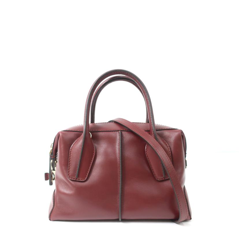 TOD’S トッズ/2WAYバッグ ダークレッド//Aランク/65