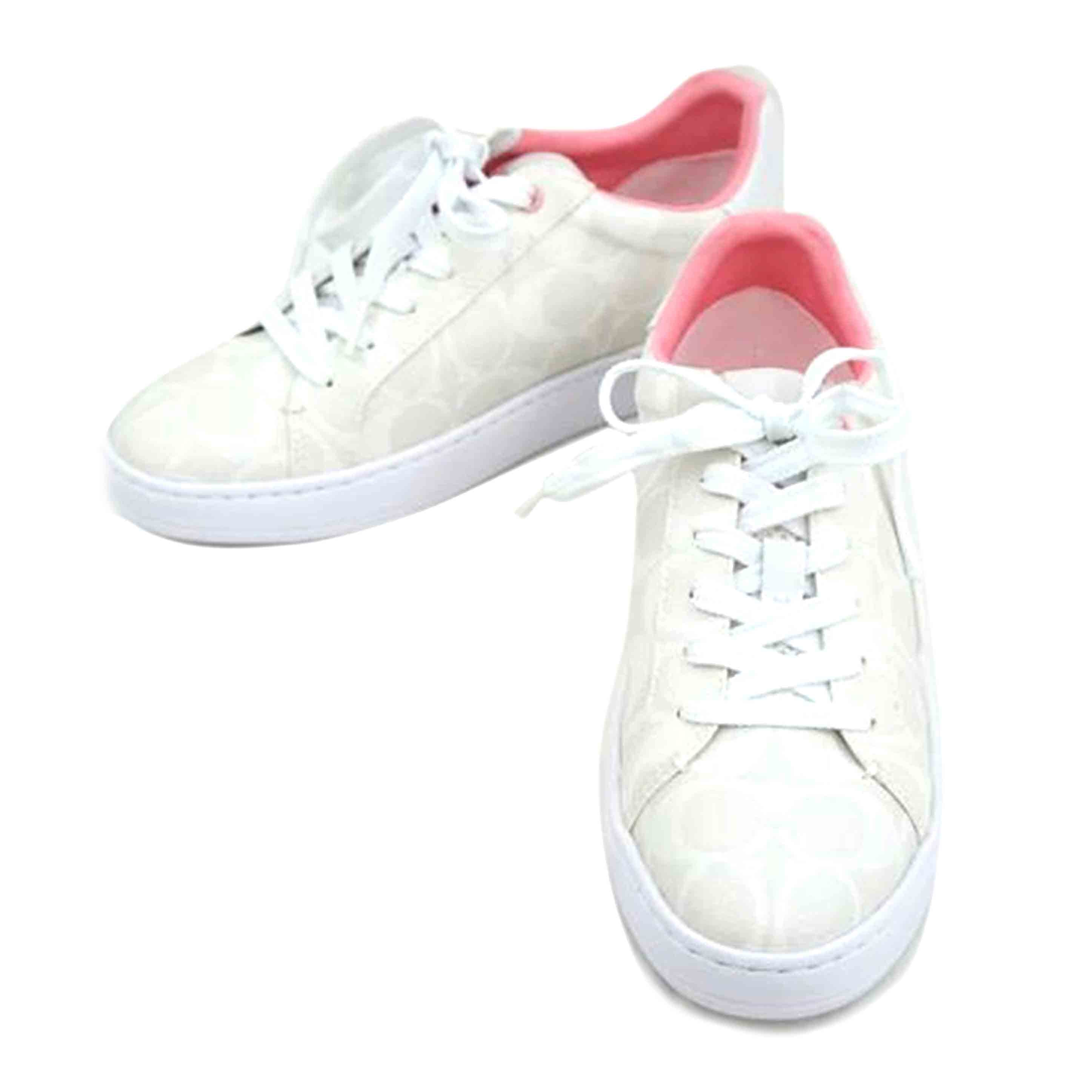 COACH コーチ/COACH CLIP SIG PVC LOW TOP 24.0/C3123//Aランク/67