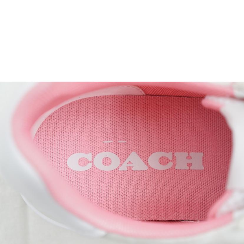 COACH コーチ/COACH CLIP SIG PVC LOW TOP 24.0/C3123//Aランク/67