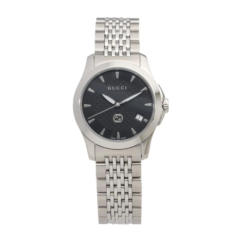 GUCCI グッチ/Gタイムレス・ブラック/レディース/クオーツ/126.5//181*****/Aランク/92