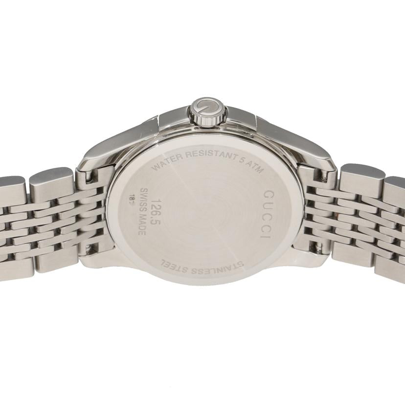 GUCCI グッチ/Gタイムレス・ブラック/レディース/クオーツ/126.5//181*****/Aランク/92
