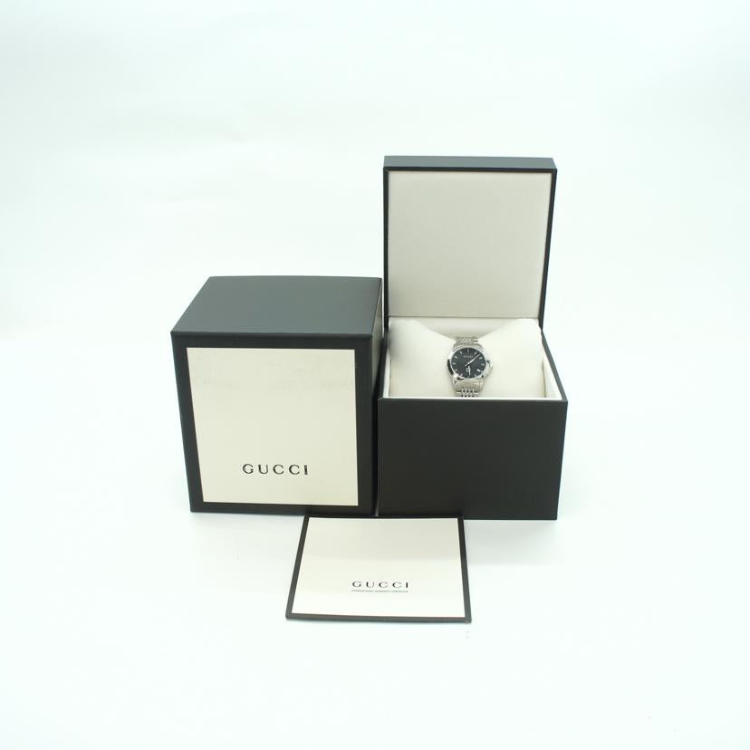 GUCCI グッチ/Gタイムレス・ブラック/レディース/クオーツ/126.5//181*****/Aランク/92