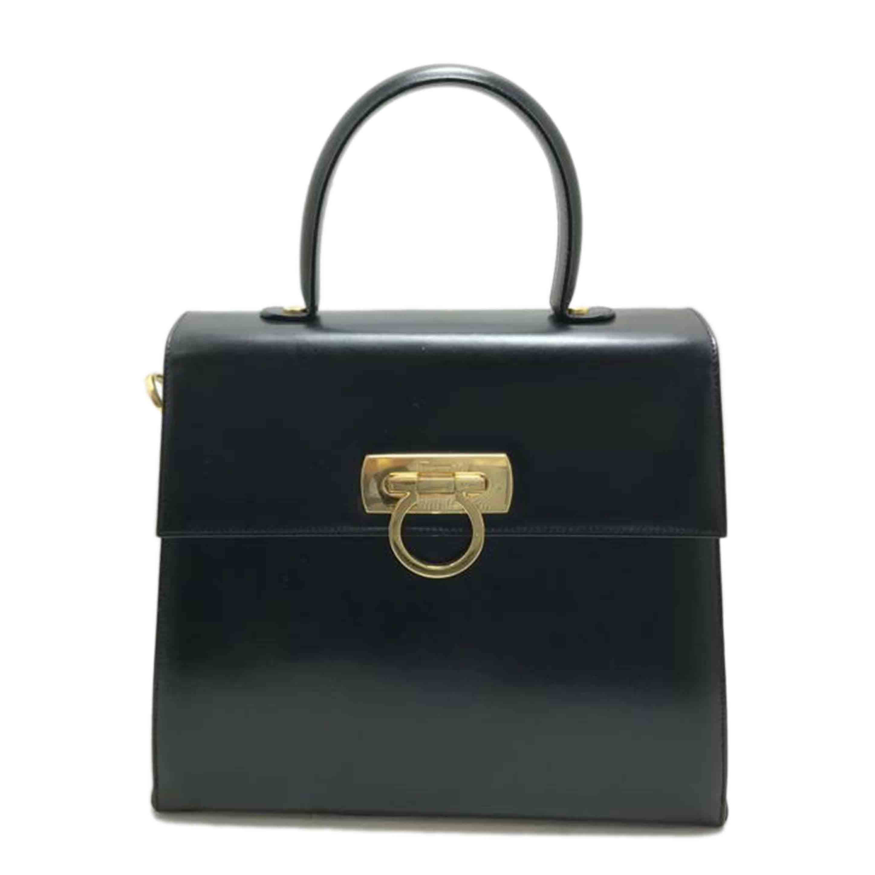 FERRAGAMO フェラガモ/ガンチーニ 2WAYハンドバック/E210536//Bランク/51