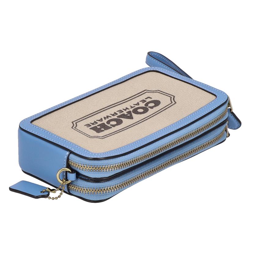 COACH コーチ/キラ クロスボディ ナチュラル キャンバス ブルー/CI026//M22**/Aランク/01