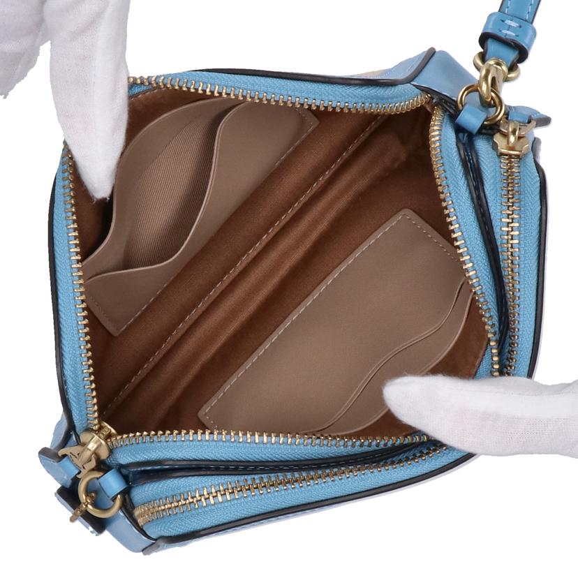 COACH コーチ/キラ クロスボディ ナチュラル キャンバス ブルー/CI026//M22**/Aランク/01