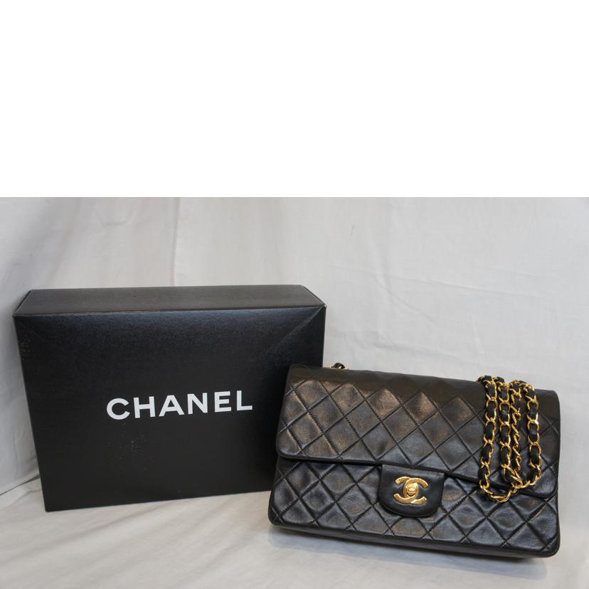 CHANEL シャネル/Wフラップラムスキンマトラッセチェーンショルダー//408****/Aランク/92