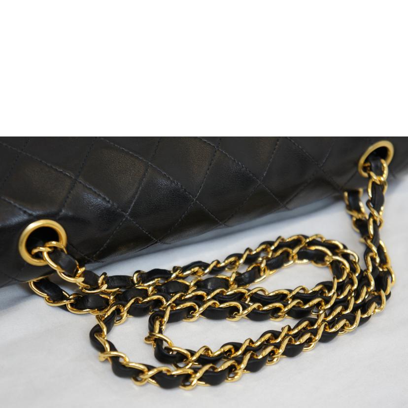CHANEL シャネル/Wフラップラムスキンマトラッセチェーンショルダー//408****/Aランク/92