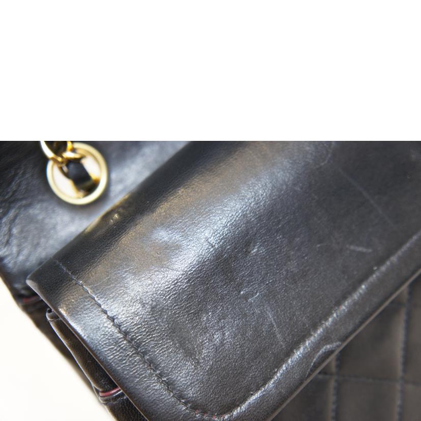 CHANEL シャネル/Wフラップラムスキンマトラッセチェーンショルダー//408****/Aランク/92