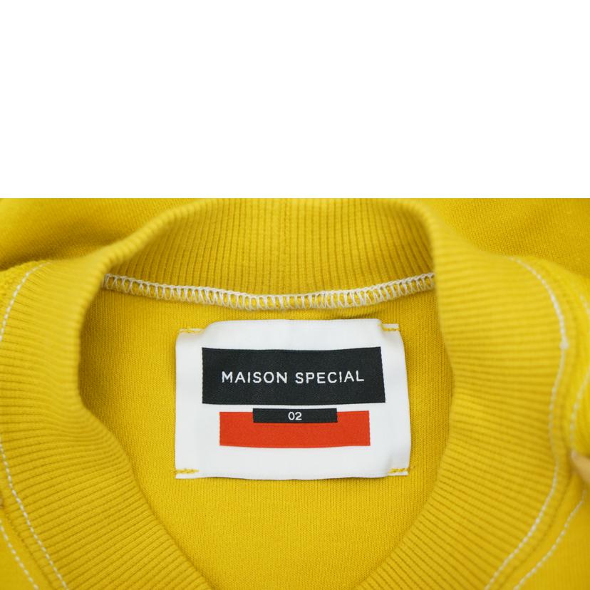 MASION SPECIAL メゾンスペシャル/ヘビーウェイト スウェット ステッチワーク プライム オーバープルオーバー/11222411307//サイズ 02/Bランク/05