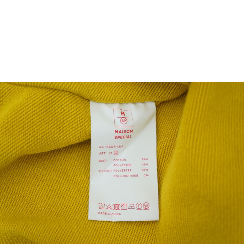 MASION SPECIAL メゾンスペシャル/ヘビーウェイト スウェット ステッチワーク プライム オーバープルオーバー/11222411307//サイズ 02/Bランク/05