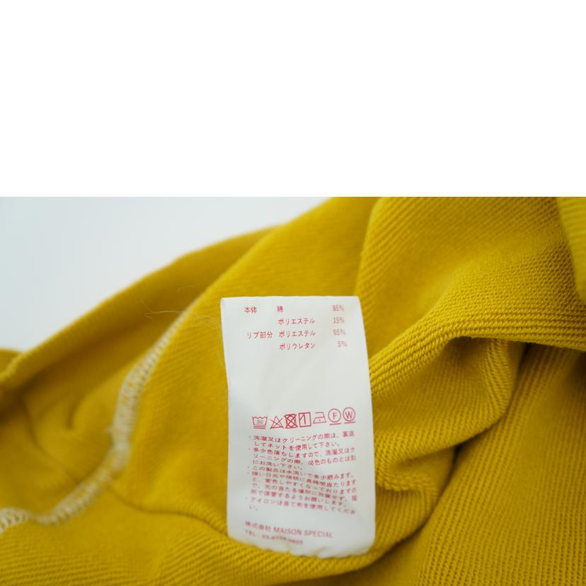 MASION SPECIAL メゾンスペシャル/ヘビーウェイト スウェット ステッチワーク プライム オーバープルオーバー/11222411307//サイズ 02/Bランク/05