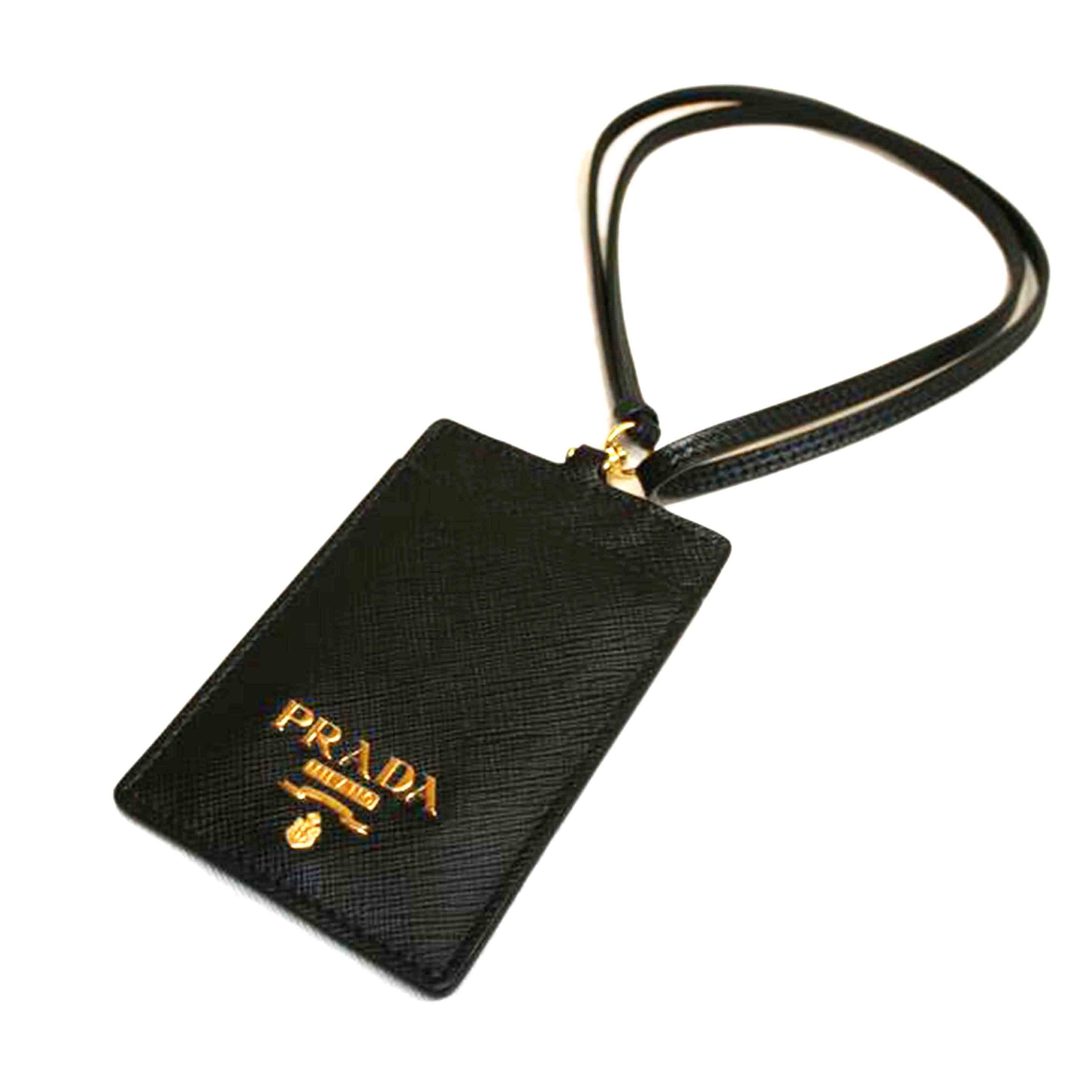 PRADA プラダ/サフィアーノレザーパスケース/ネームホルダー/1MC007//230H/SAランク/92