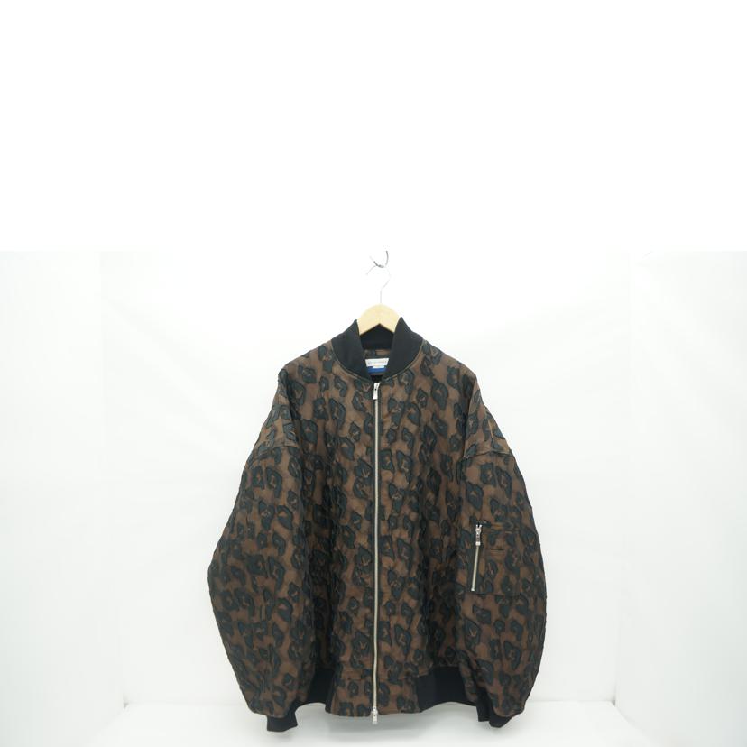 メゾンスペシャル 3DレオパードジャガードプライムオーバーMA-1