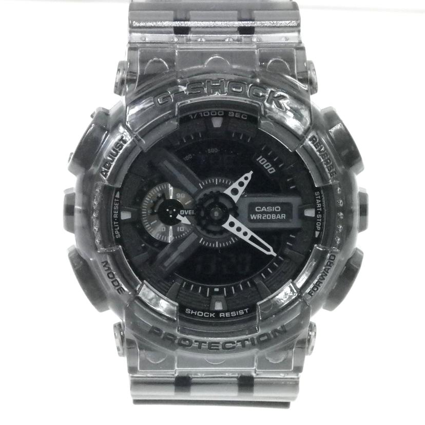 CASIO カシオ/G-CHOCK/アナデジ/スケルトンシリーズ/GA-110SKE-8AJF//514*/Aランク/25