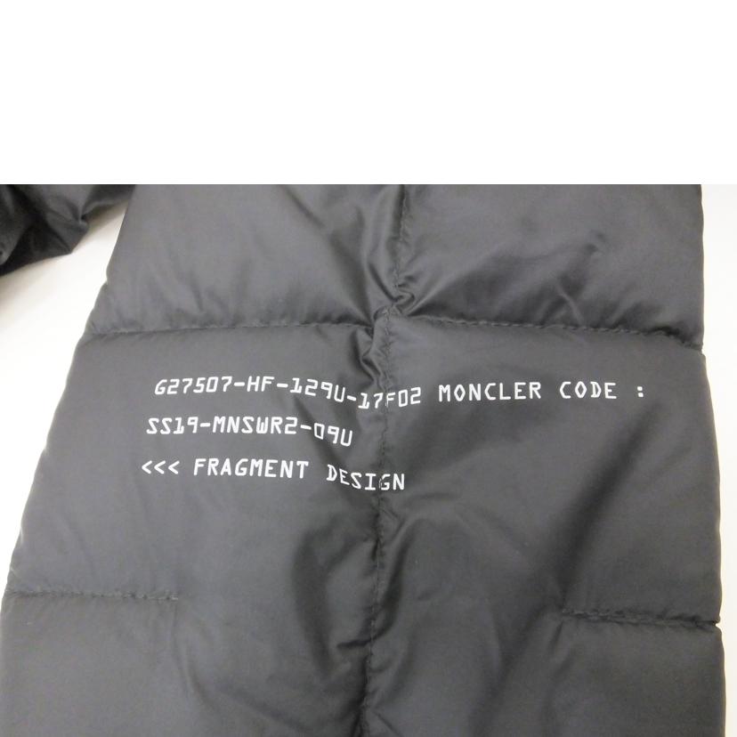 MONCLER×FRAGMENT DESIGN モンクレールxフラグメントゼザイン/フラグメントコラボダウンジャケット/E109U4134650 53858//ABランク/88