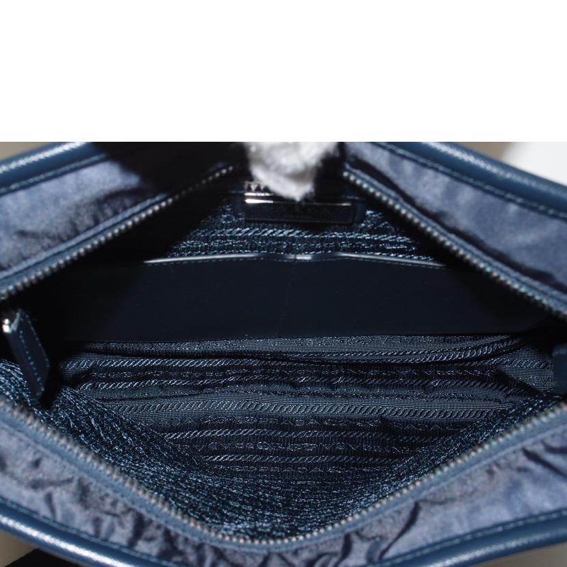 PRADA プラダ/テスートショルダー/ネイビー/2VH797//8C/Aランク/69